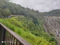 Barron Falls mit Bahn