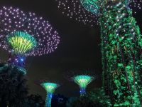2. Reisetag – Abendspaziergang in Singapur – Gardens by the Bay