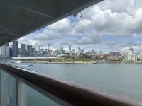 Sydney - Australien - Blick zurück von Bord der Norwegian Spirit