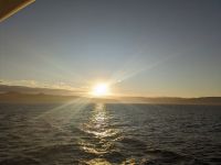 260. Sonnenuntergang an Bord