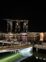 Singapur - Marina Bay Sands mit Merlion 