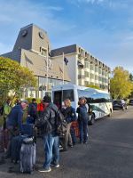 und schon geht es weiter ...Abfahrt in Rotorua