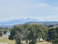 Ankunft am Tauposee und toller Blick auf die Vulkane