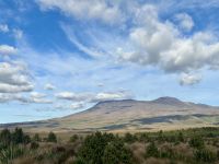 Mount Tongariro, der kleinste des Vulkantrios