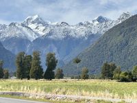 nochmal Mount Tasman von der anderen Seite...