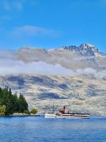 Lake Wakatipu und das Dampfschiff