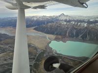 Blick auf die Südalpen und Mount Cook - aus dem Flieger 