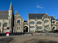 die alte Universität in Christchurch