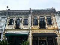 Alte Kolonialarchitektur in Kampong Glam von Singapur