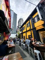 Gegensatz von Alt und Neu in Singapur