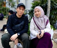 Muslimisches Pärchen in Kampong Glam