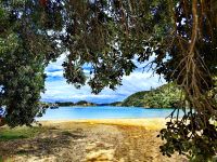 Mittagspause am Traumstrand von Urupukapuka 