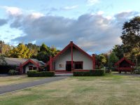 Maori Versammlungshaus in Te Puia