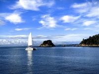 Im Abel Tasman Nationalpark unterwegs