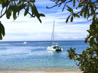 Katamaran im Abel Tasman Nationalpark