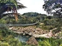 Hängebrücke über den Bullerfluß