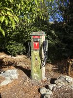 Alte Zapfsäule am Cardrona Paß