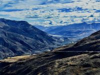 Blick auf den Lake Wakatipu und Queenstown