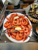 Buffet bei der Dampfschiffahrt