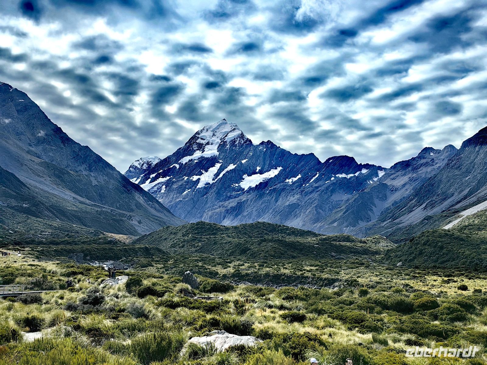 Wolken- und Lichtspiele am Mount Cook