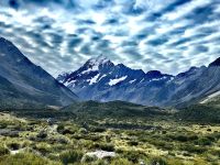 Wolken- und Lichtspiele am Mount Cook