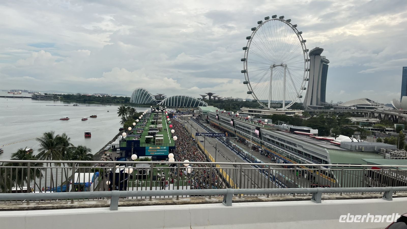 Formel 1 Strecke in Singapur