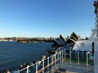 Ausschiffung mit der Diamond Princess aus Sydney