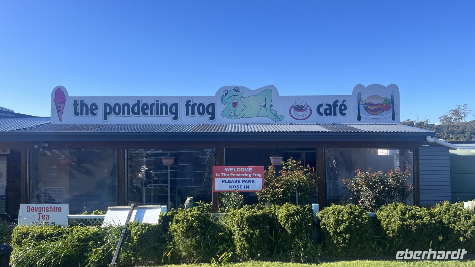 Frühstück im Pondering Frog Cafe