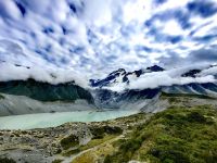 Spektakuläre Wolken und Natur am Mount Cook