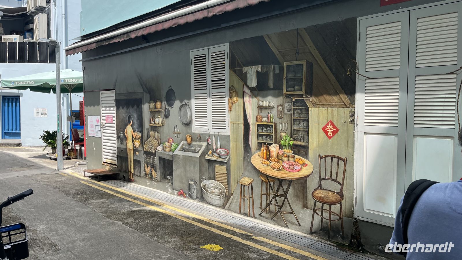 Wandgemälde in China Town