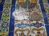 Stadtrundgang_durch_Lima-Kloster_Santo-Domingo_1.Kreuzgang_Fliesendetail