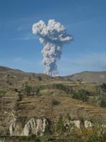 124_Das Colca Tal - rauchende Vulkane