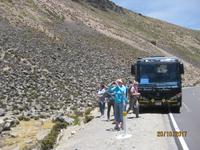 114_Unsere Fahrt in das Colca Tal - Stopp auf einem Vulkankrater