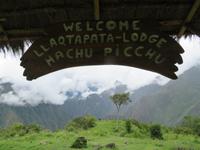 Ausblick Machu Picchu