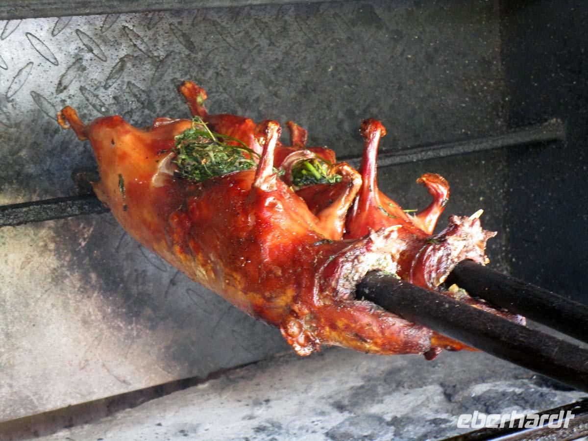 Gegrillte Meerschweinchen