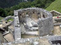 Der Sonnentempel in Machu Picchu