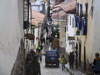 Im Künstlerviertel la Bas in Cuzco