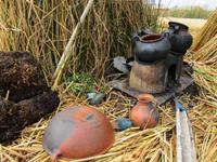 Kochstelle bei den Uros