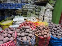 Kartoffeln auf dem Mercado Central in Puno