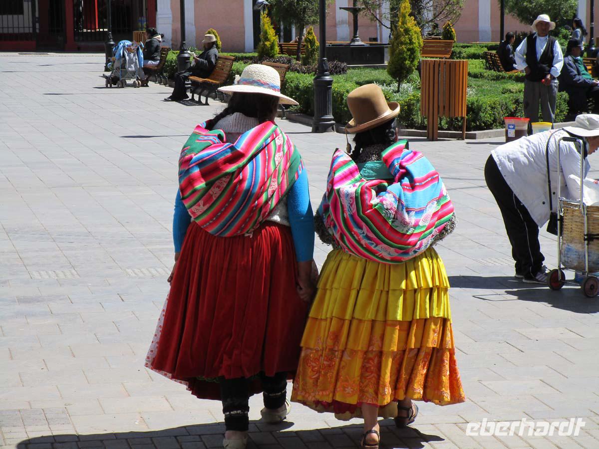 Auf dem Hauptplatz in Puno