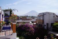 Arequipa mit dem Mist ohne seinen Schneeponcho