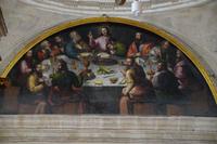 Letztes Abendmahl mit Mais und Meerschweinchen, Jesuitenkirche Arequipa