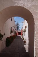 Straße im Kloster de Santa Catalina, einer eignen kleinen Stadt