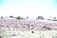 Ackerbau auf Taquile, mit Handpflug