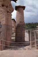 Säule des Seitenschiffes, Wirakocha-Tempel Raqchi