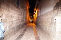 Prähispanische Straße durch Cuzco