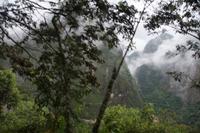 Auffahrt nach Machu Picchu