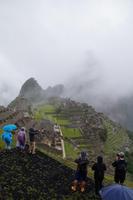 Machu Picchu im Nebel