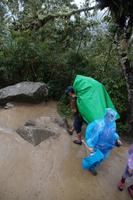 Die Träger auf dem Inkatrail tragen 30 kg auf ihrem Rücken