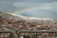 Regenbogen über Cuzco 